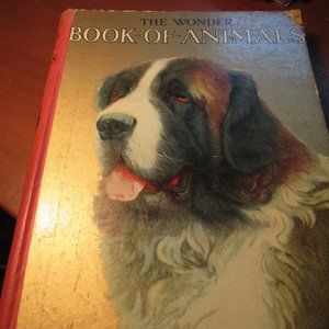 VINTAGE CHILDREN'S BOOK. WONDER BOOK OF ANIMALS.